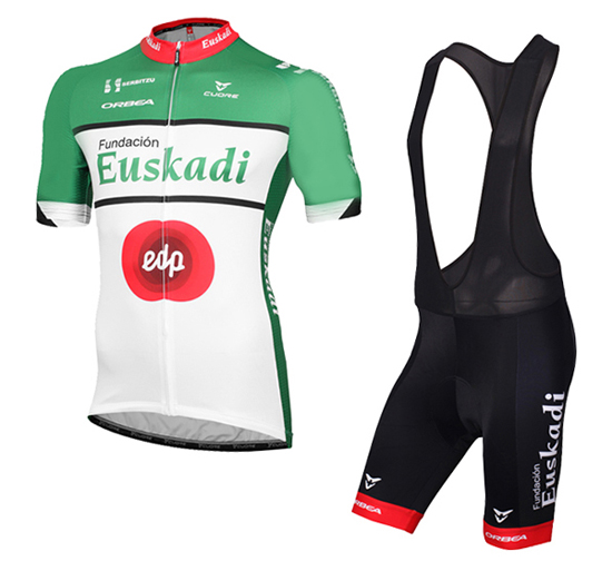 2016 Maillot Cofidis Tirantes Mangas Cortas verde Y Blanco